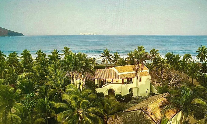 Barra de Potosi House | Magnificent Architectural Ocean Front Estate blending harmoniously with nature.n