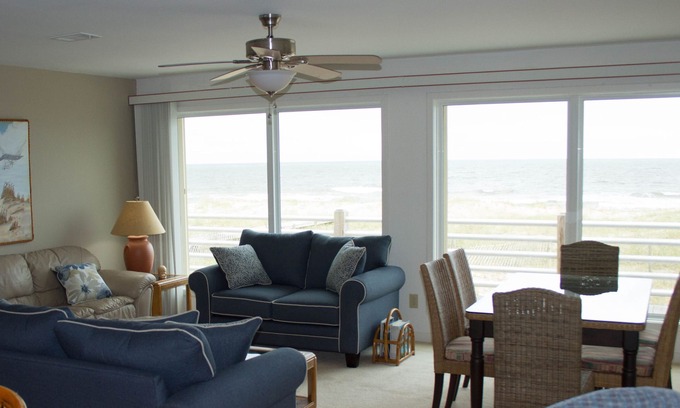 Kure Beach Cottage | Magnificent Views From This OCEANFRONT 4 Bedroom 3 Bath Cottage