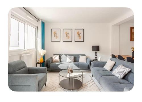Villiers-le-Bel Villa | Maison Lumineuse à 15km de paris