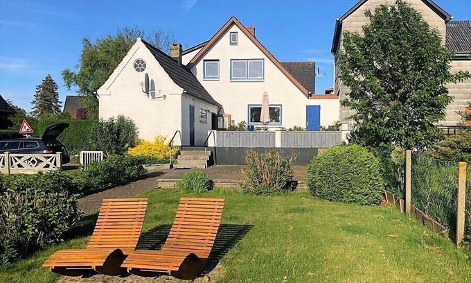 Maasholm House | Maritimes Fischerhaus mit Schleiblick für Familien, Paare, Kleine Reisegruppen