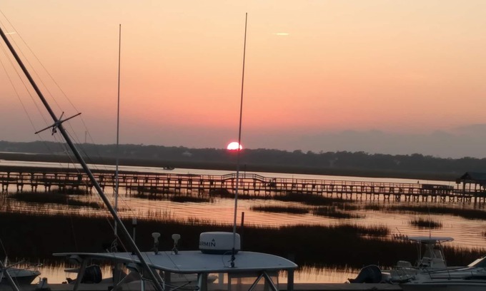 Murrells Inlet Condo | MARLIN QUAY, 2 BR , 2 bath , Unit 205, ELEVATOR, Pools, overlooks Marina