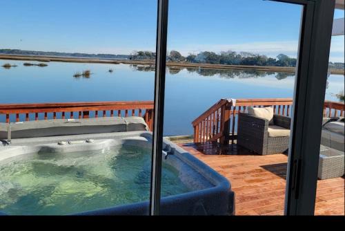 Cedar Point House | Marsh House, HOT TUB, Waterfront, KING bed, Close to Lejeune,