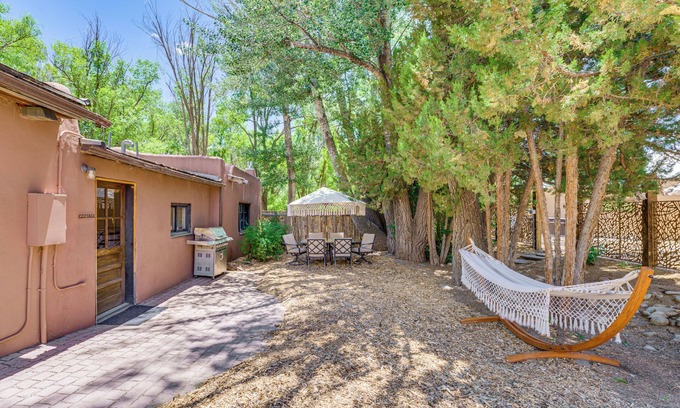 Taos House | Mid-Century Modern Taos Home w/Hot Tub & Fire Pit