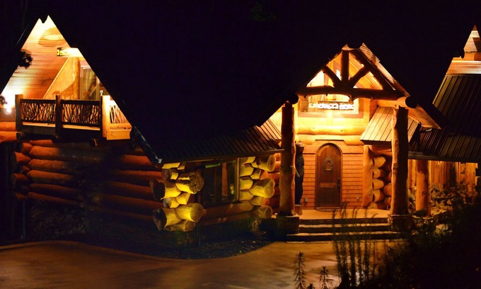 Ranger House | $Million Custom Log Home on 9 Acre Mountain Estate Overlooking 20ft Wide Stream