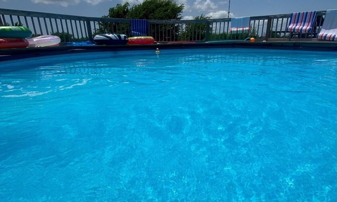 Matagorda Cabin | Mini resort with peaceful property includes pool and fun. Fishin Mission !