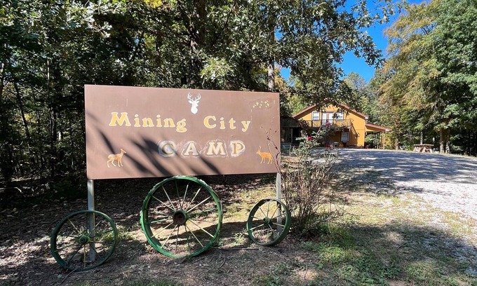 Dunbar House | Mining City Camp is secluded in the Kentucky woods.