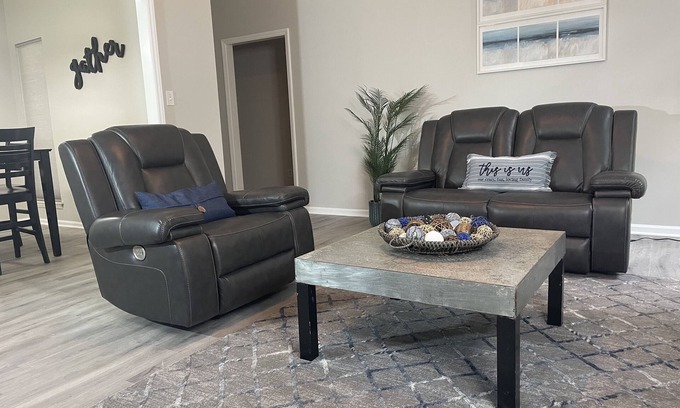 Charlotte House | Minutes from UNCC, this pristine, single-level home is perfect for family fun!