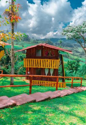 Santa Rosa de Cabal House | MO Cabaña Nido de Colibrí a pocos minutos de los termales de Santa Rosa de Cabal