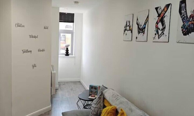 Leicester City Centre Apartment | Modern 1Br Sleeps3 - City Centre Location