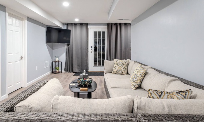 Derry Apartment | Modern 2-bedroom 1 bathroom apartment with private entrance and fitness room.