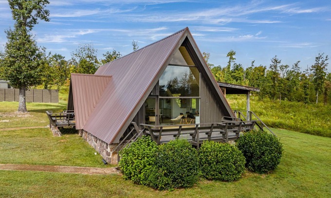 Ooltewah House | Modern 4 Bedroom A-Frame on 21 Private Acres