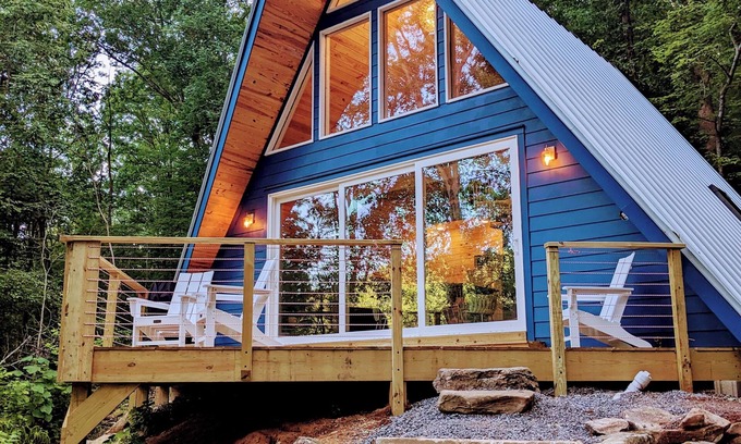 Chattanooga Cabin | Modern A-Frame ~ Creeks & River Nearby ~ 8 Miles from Downtown Chattanooga