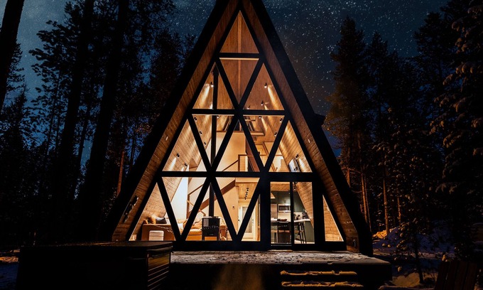 Island Park Cabin | Modern A-Frame Forest Views + Hot Tub 30 min to Yellowstone