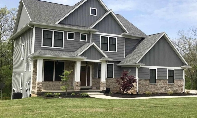 Bloomington House | Modern farm house escape. Family friendly, spacious, and quiet!