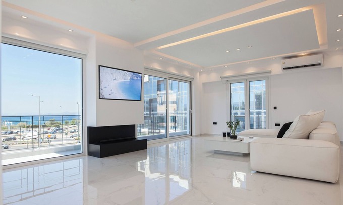 Alimos Apartment | Modern Luxury Athens Riviera w Sea View