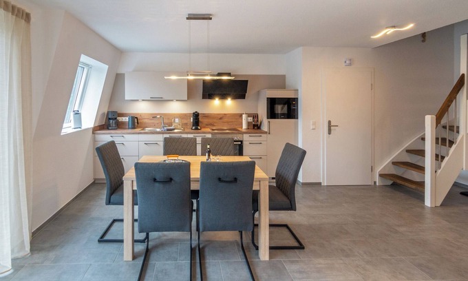 Norden Apartment | Modern newly built vacation apartment in a central, quiet location from north to 6 pers.