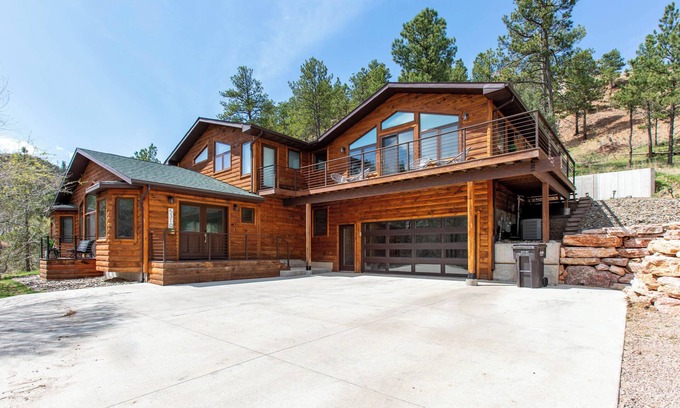 Rapid City House | Modern Smart House - 2BR/2BA - Wildlife Views - 2 Patios + Fire Pits