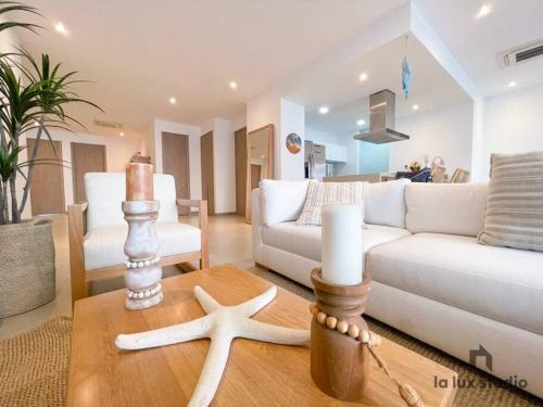 Papare Apartment | Moderno 3 hab con la mejor Vista en playa dormida Santa Marta