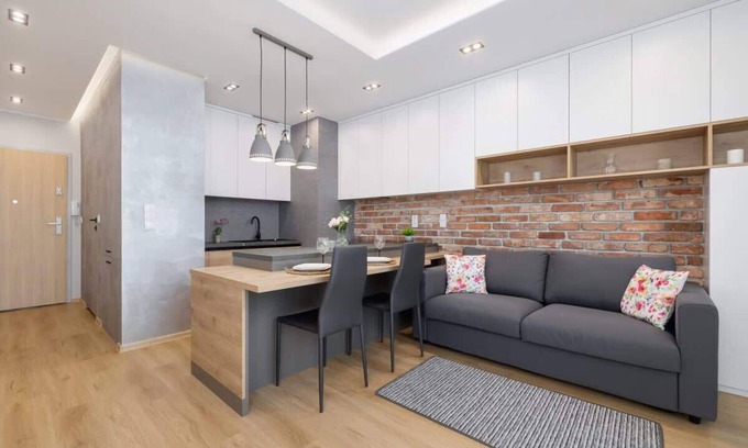 Grzegorzki Apartment | Mogilska 120D | Kraków | Contemporary Studio | Parking