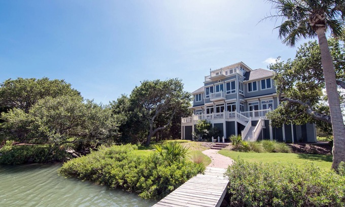 Edisto Beach House | Moonrise Point: Amazing Ocean Views w/Private Dock;Minutes to Beach; Dogs Welcome