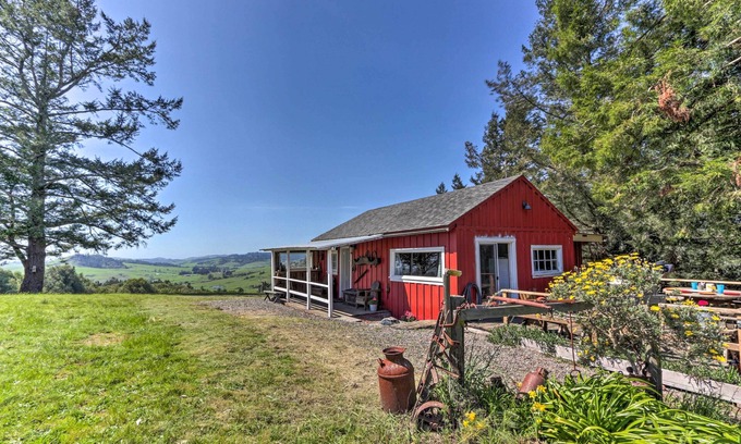 Freestone Cabin | 'Moonview Ranch' on 20 Acres in Sonoma County!