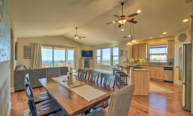 Forest Meadows House | Murphys Retreat with Canyon Views and Game Room