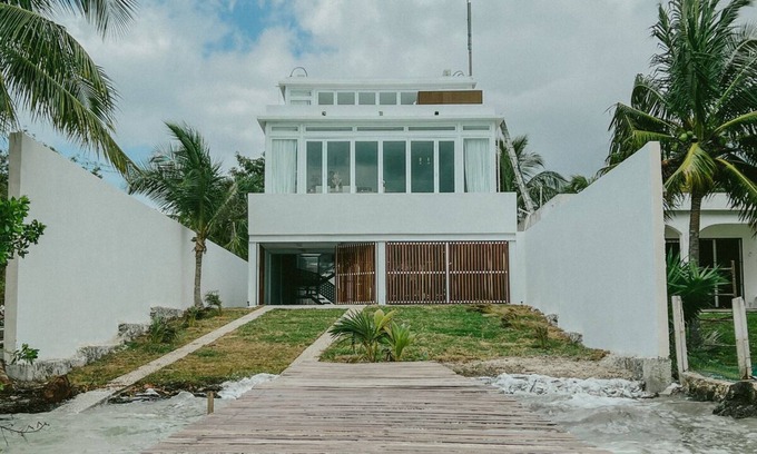 Othon P. Blanco Apartment | Villa with Pool and Jacuzzi facing beach K NAJ