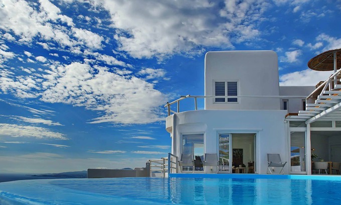 Faros Armenistis Villa | My Rental Homes - Fanaria Villa with private infinity pool and sea view