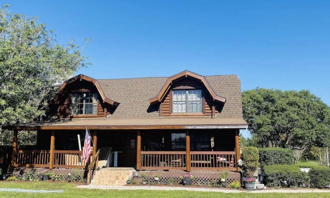 Montverde Villa | Mystic Cabin Home with pool near Orlando close to Disney
