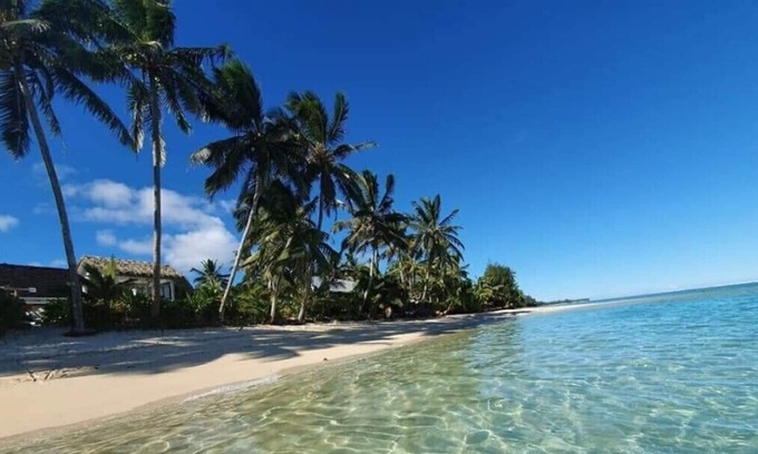 Rarotonga Villa | Natura Beach Pool Villa 2 - a 3BM pool villa on the beach at Vaimaanga Rarotonga