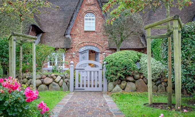 Munkmarsch House | NEU 2023 Watt Hüs Munkmarsch - Wattblick mit Viel Platz Unter Reet