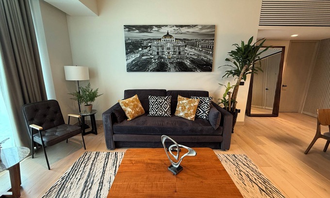 Benito Juarez Apartment | New Apt. With Pool, fitness room, WiFi, best location,secure building 24/7.