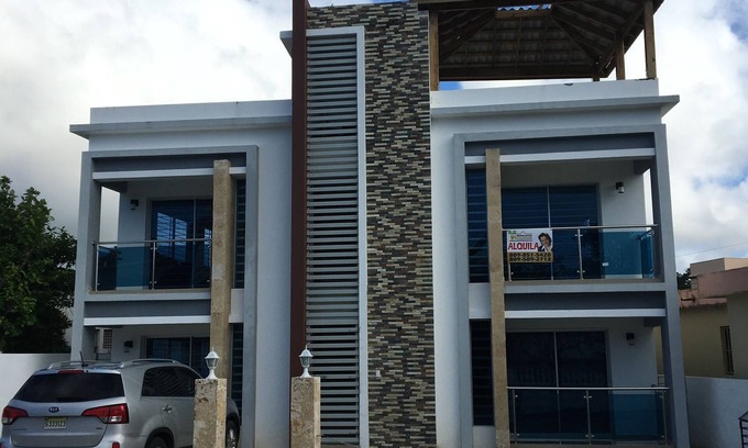 Rio San Juan Condo | New beach side condo just steps from 3 beautiful beaches