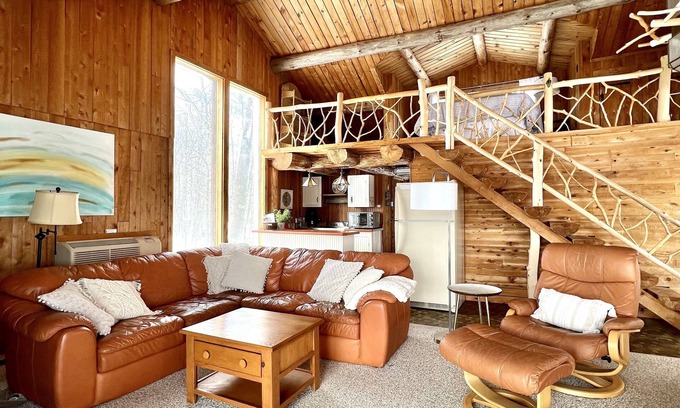 Birchwood Cabin | New! Cozy Lakefront Cabin on Red Cedar Lake in Birchwood, WI