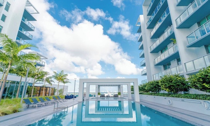 Northeast Miami Condo | New Design District Apt with parking, pool and gym