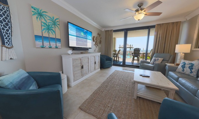 Orange Beach House | New Listing - Direct Beachfront 3 Bed 2 Bath Ground Floor at Summer House in OB!