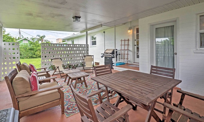 Rosemont Cottage | NEW! Ormond Beach Cottage w/ patio - Walk to the ocean!