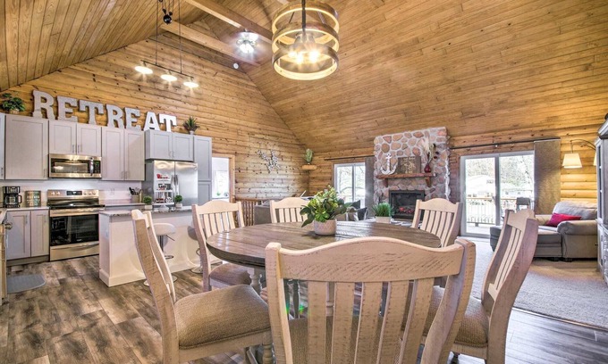 Osage Beach Cabin | NEW! Osage Beach Cabin w/Deck, Fire Pits and Private Dock!