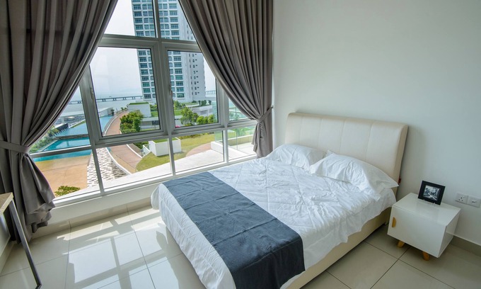 Bayan Lepas Apartment | NEW Penang 2R2B seaview vacation home @ 槟城悠闲海景度假屋