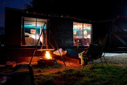 Hertford Other | NEW RENOVATED FARM river view Cabin with wood burner pet friendly fire pit bbq