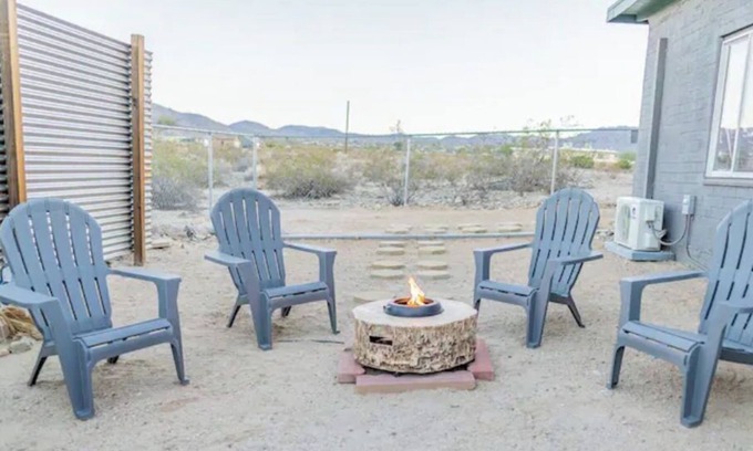 Twentynine Palms House | NEW! Rising Star Cactus Villa @ Joshua Tree - Hot Tub, Fire Pit & Outdoor Shower