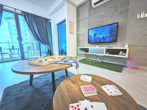 Malacca City Apartment | New! Tatami 3BR 10-12pax Superb City View I 5mins to Town