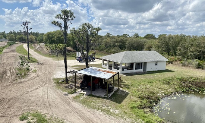 Myakka City House | New tiny house available in the country on a 5 acre motocross track MX