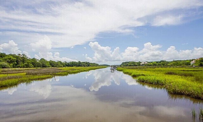 Johns Island House | NEW Waterfront, private dock, fully updated Johns Island home