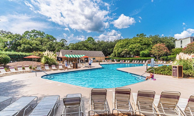 South Beach Condo | Newly Listed Sea Pines | Walk to Beach/Marina, Complex Pool, Bikes