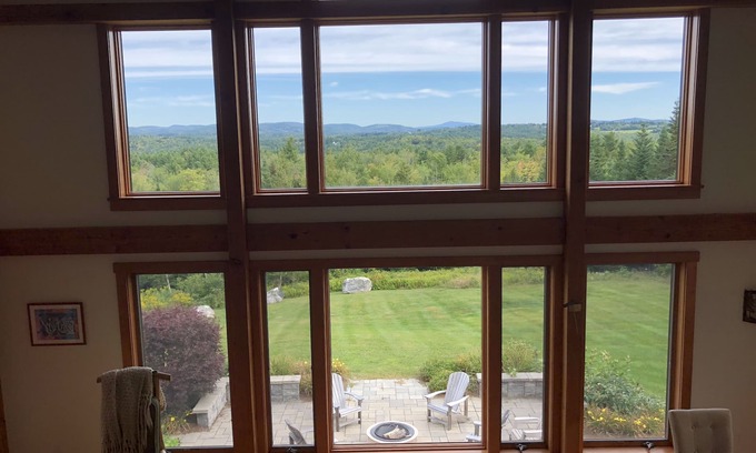 Elkins House | Newly renovated Sunapee Region Post & Beam home with expansive Mountain View’s