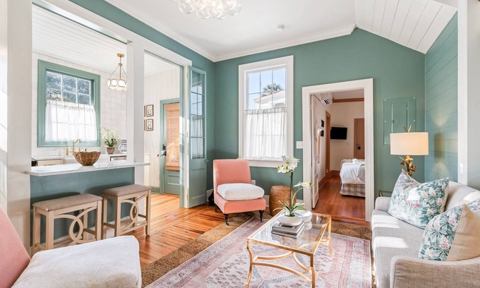 Harleston Village House | Newly Restored Charming 2-Bedroom Home with Ensuite's & Prime Location