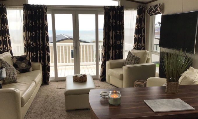 New Quay Ski Chalet | Newquay Haven Caravan 42x14 With Ocean Views