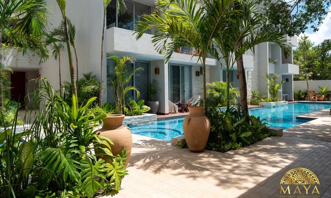 Zama Condo | NHOA 208C Lux 1BR Condo Jungle View in Aldea Zama