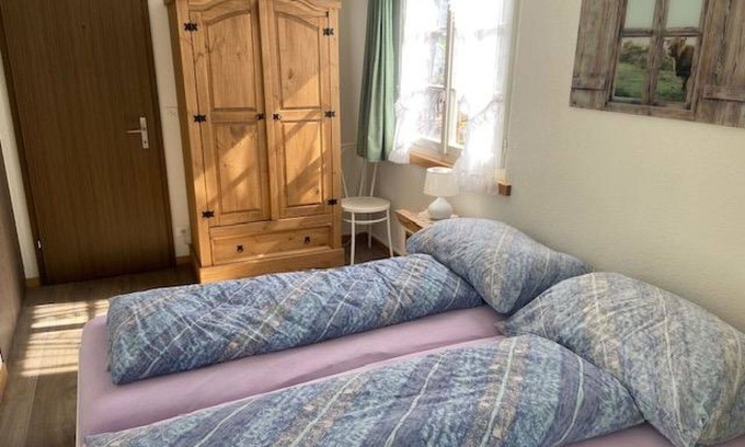 Ruedisbach Apartment | Nice apartment for 4 people with WIFI, TV, balcony and pets allowed